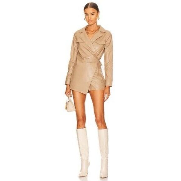superdown chantel leather romper size Small $98 - Picture 1 of 10